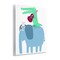 Stupell Industries Elephant & Alligator with Acoustic Guitar Wall Plaque By Carla Daly